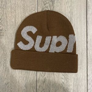 Supreme Brown Beanie $50.00 plus shipping
